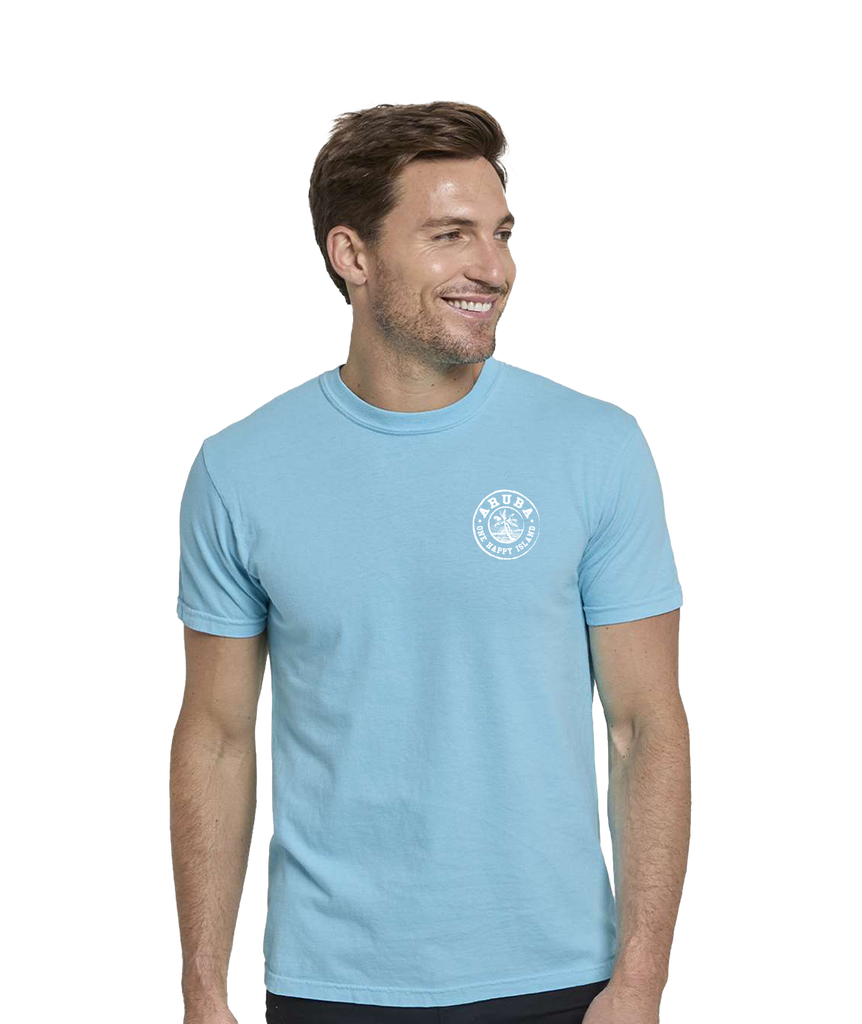 D135 - C1200 - Threadfast Apparel - Unisex Colors Garment-Dyed T-Shirt POOL BLUE