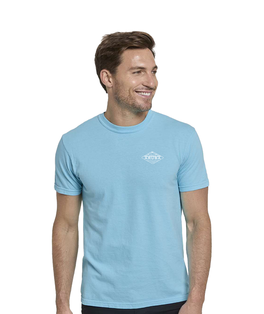 D58 - C1200 - Threadfast Apparel - Unisex Colors Garment-Dyed T-Shirt POOL BLUE