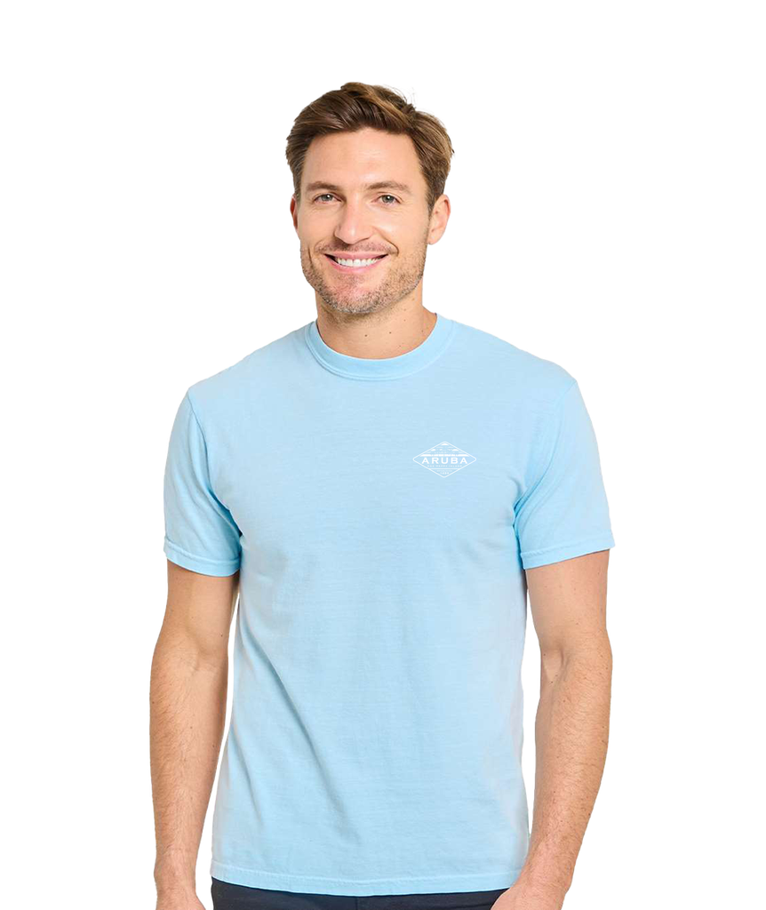 D58 - C1200 - Threadfast Apparel - Unisex Colors Garment-Dyed T-Shirt CHAMBRAY