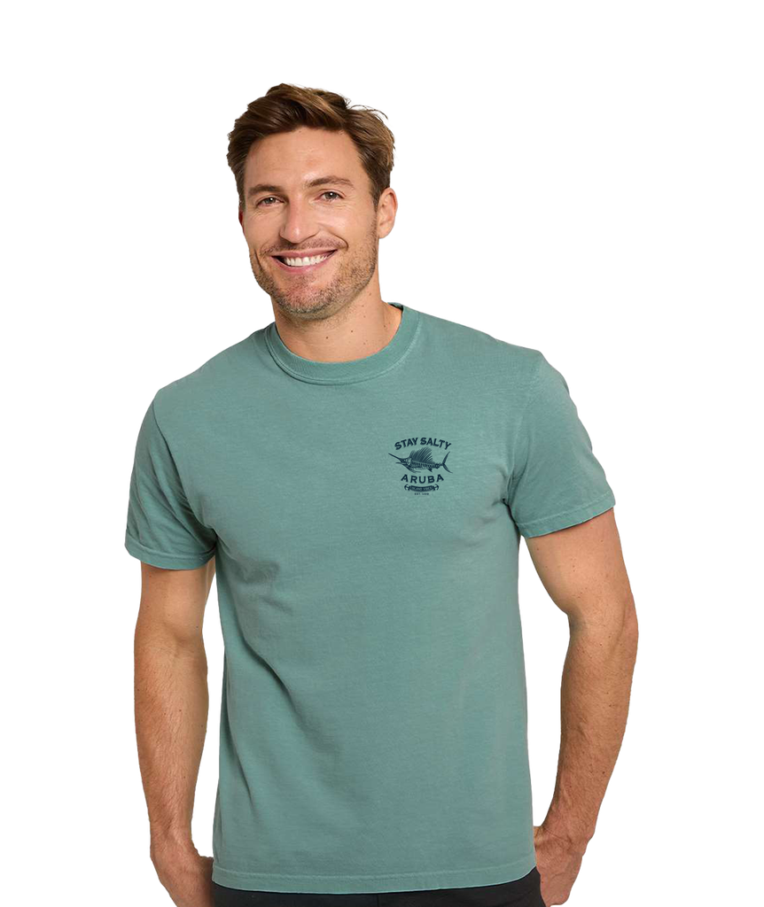D137 - C1200 - Threadfast Apparel - Unisex Colors Garment-Dyed T-Shirt KELP
