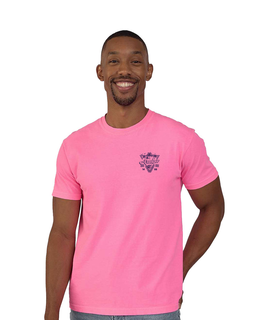 D145 - C1200 - Threadfast Apparel - Unisex Colors Garment-Dyed T-Shirt NEON PINK