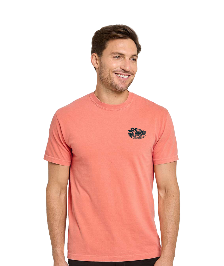 D189 - C1200 - Threadfast Apparel - Unisex Colors Garment-Dyed T-Shirt SALMON