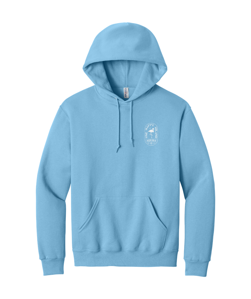 D95 - 996MR - JERZEES - Unisex NuBlend Hooded Sweatshirt LIGHT BLUE