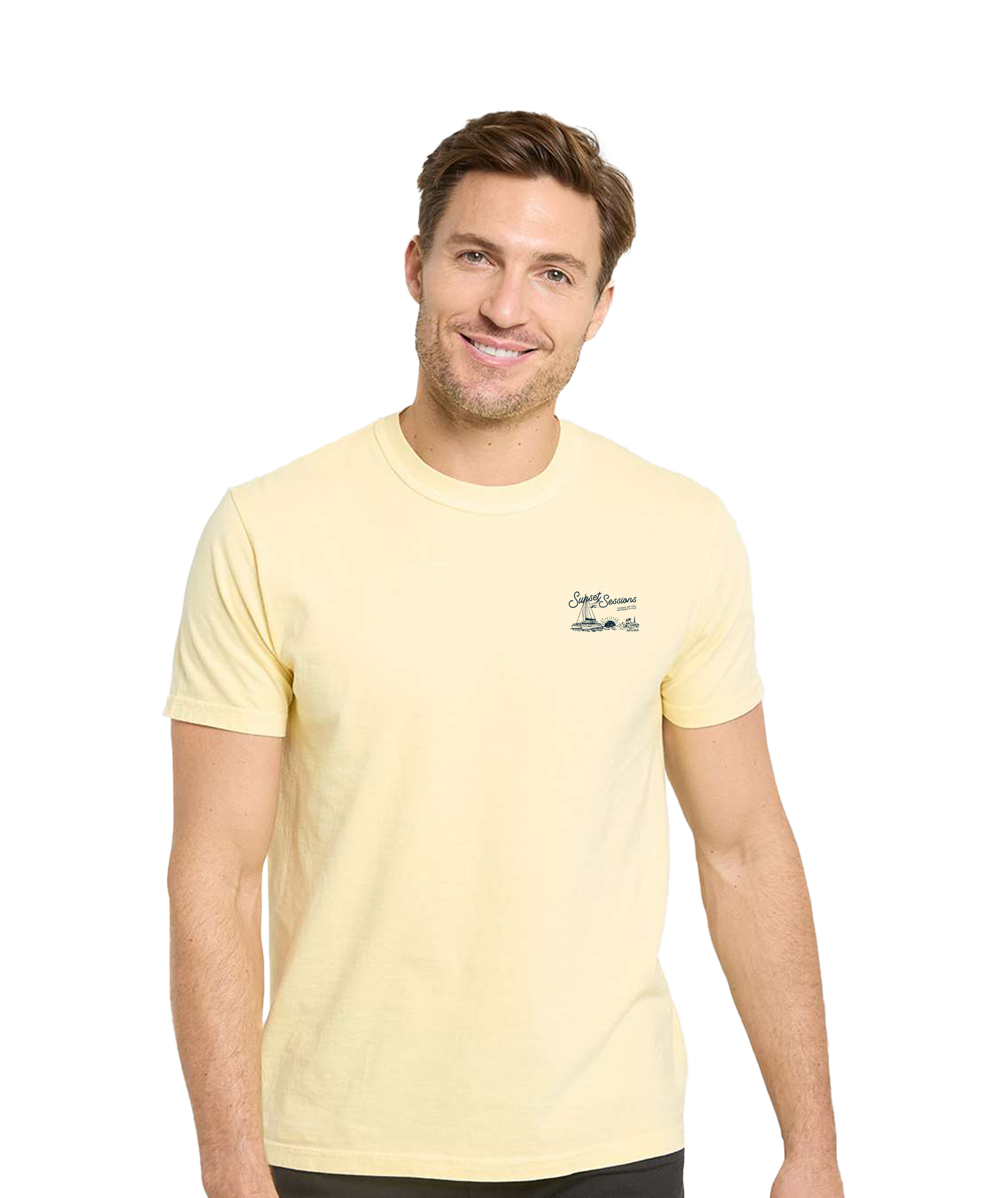 D196 - C1200 - Threadfast Apparel - Unisex Colors Garment-Dyed T-Shirt BUTTER