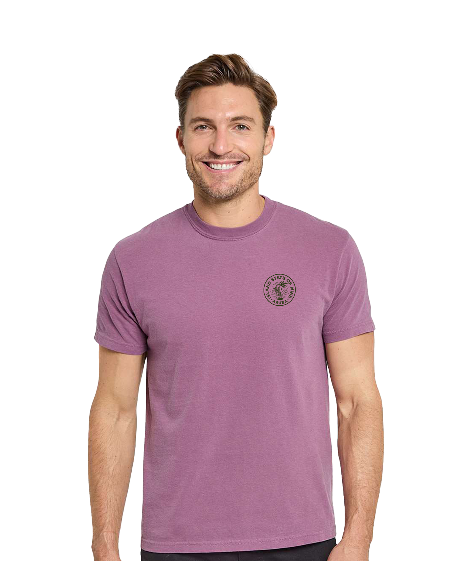 D195 - C1200 - Threadfast Apparel - Unisex Colors Garment-Dyed T-Shirt BERRY