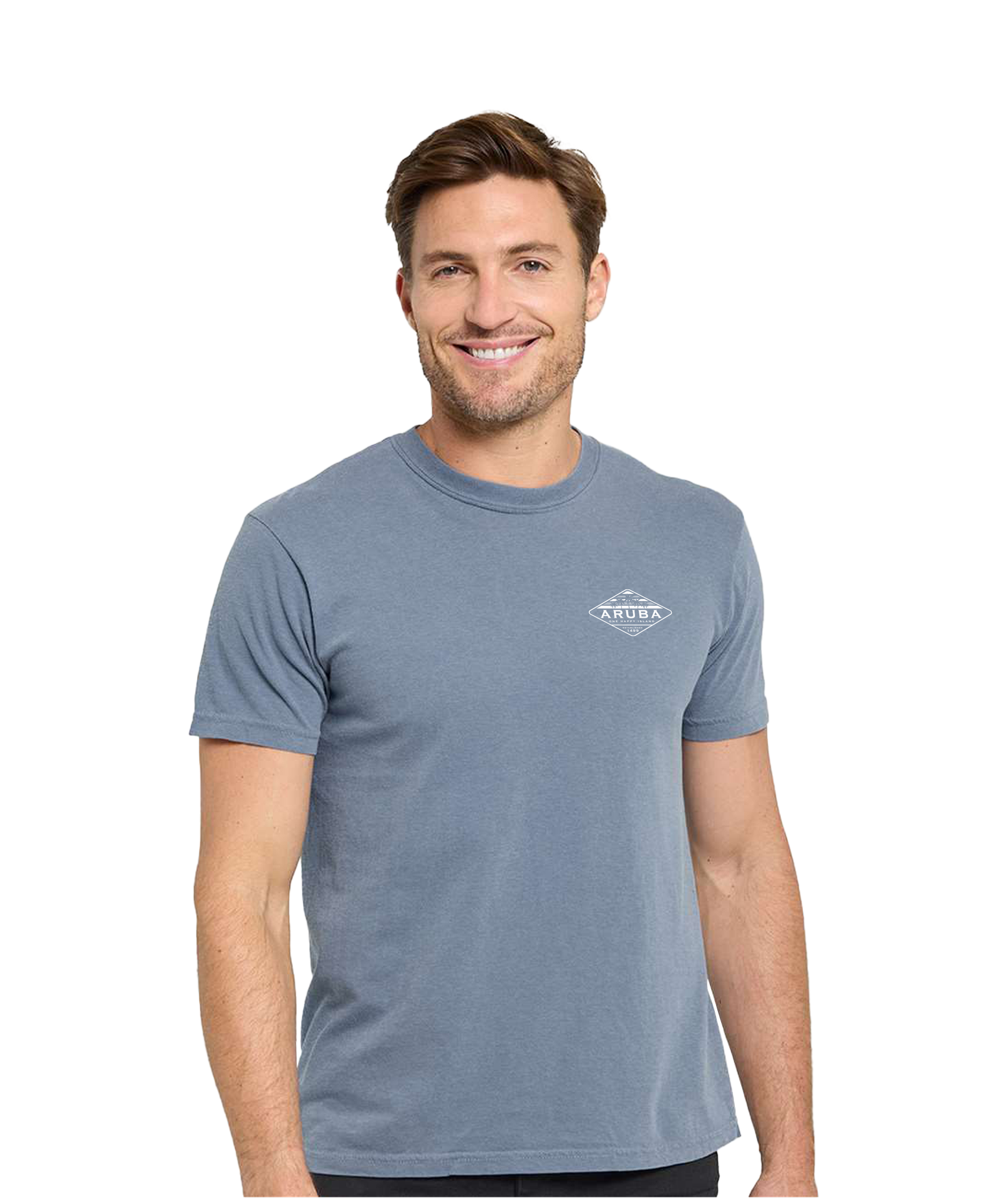 D58 - C1200 - Threadfast Apparel - Unisex Colors Garment-Dyed T-Shirt INDIGO