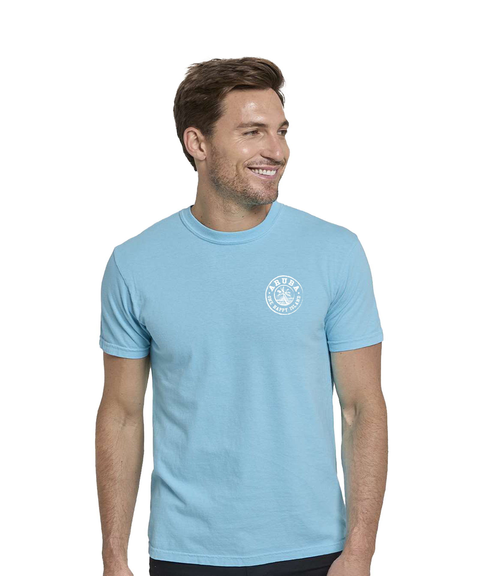 D135 - C1200 - Threadfast Apparel - Unisex Colors Garment-Dyed T-Shirt POOL BLUE