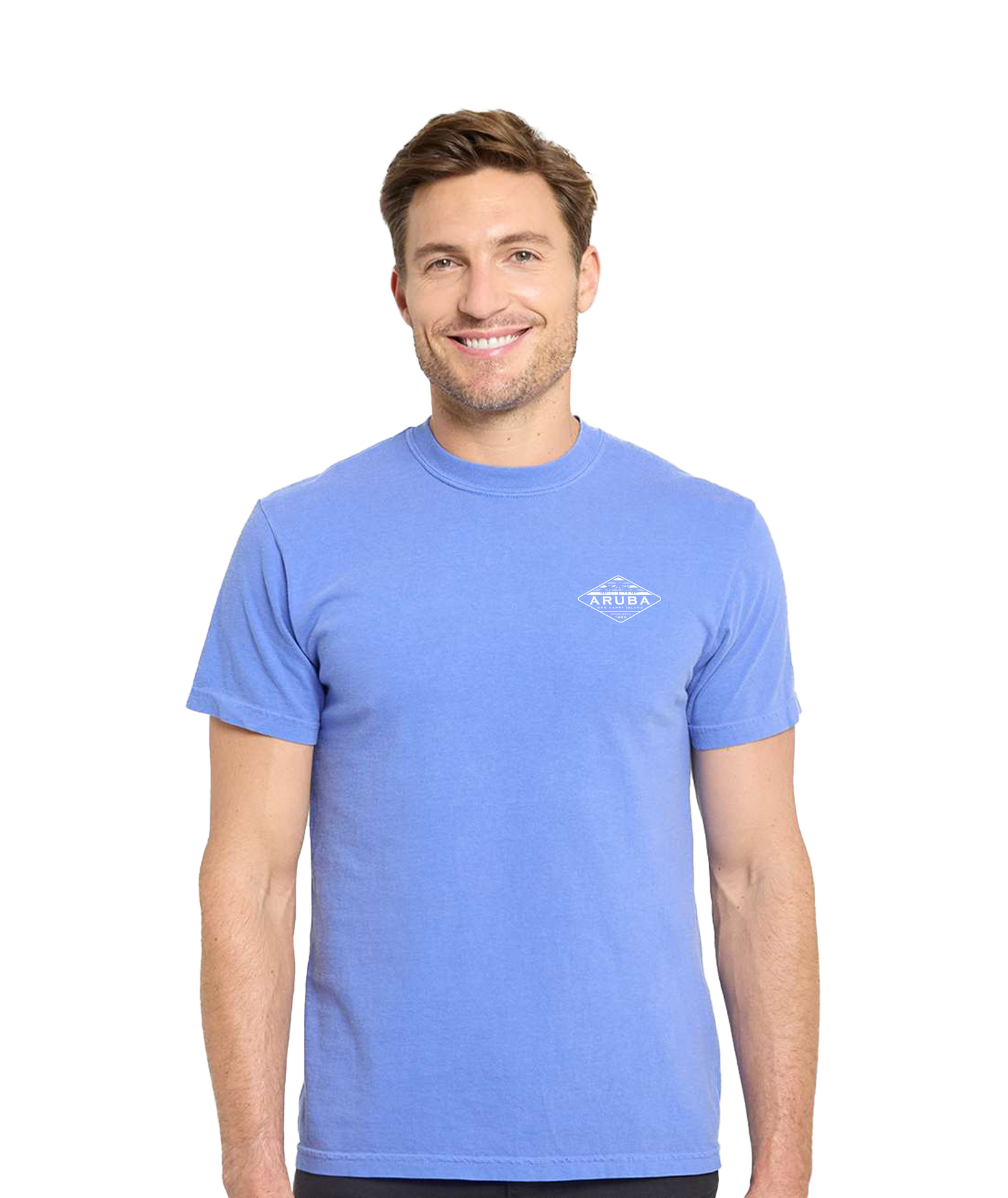 D58 - C1200 - Threadfast Apparel - Unisex Colors Garment-Dyed T-Shirt COLBALT