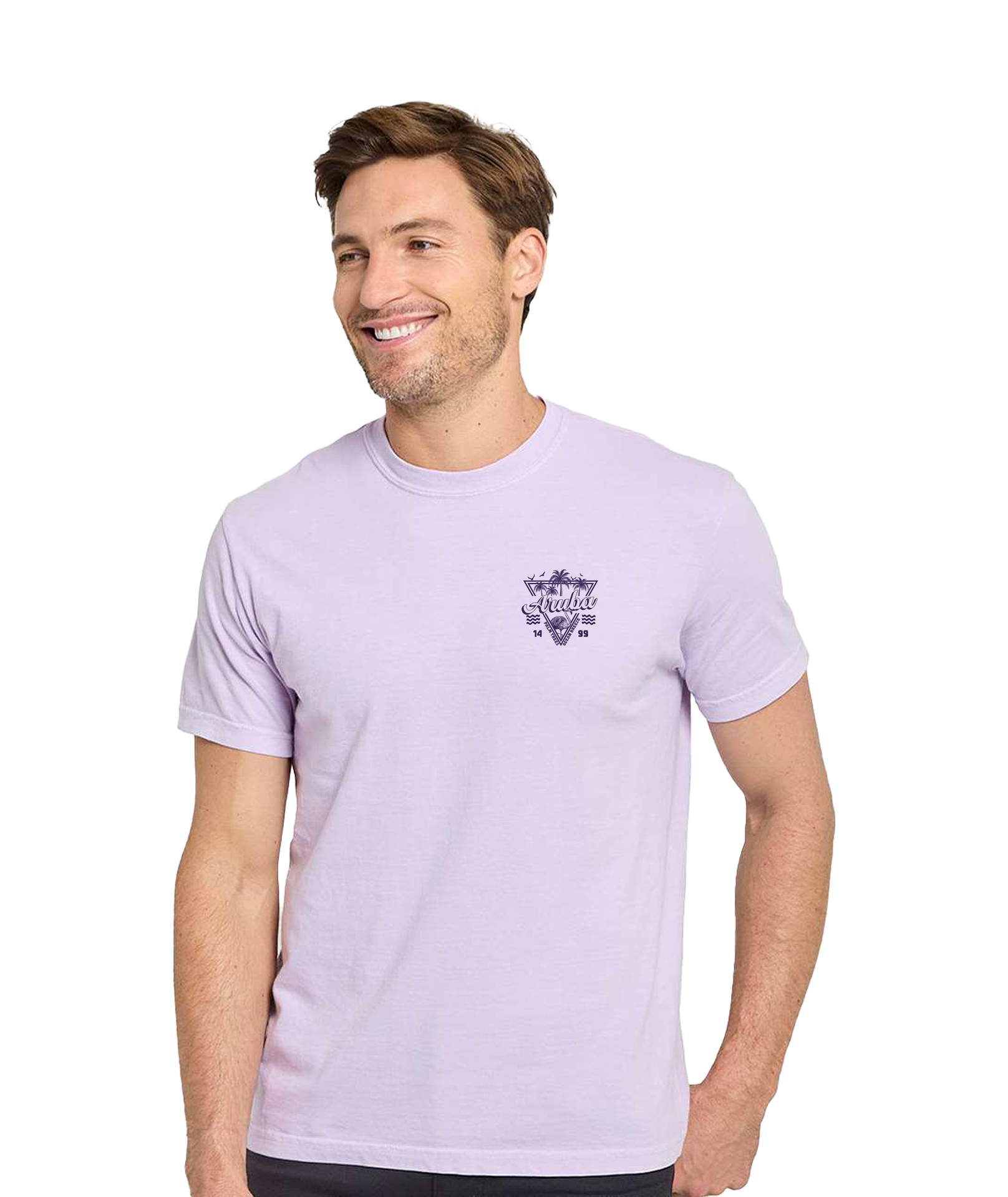 D145 - C1200 - Threadfast Apparel - Unisex Colors Garment-Dyed T-Shirt LILAC